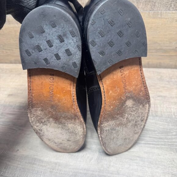 Bostonian Classics Black Leather Wingtip Oxfords Men's Size 11 - Picture 4 of 8